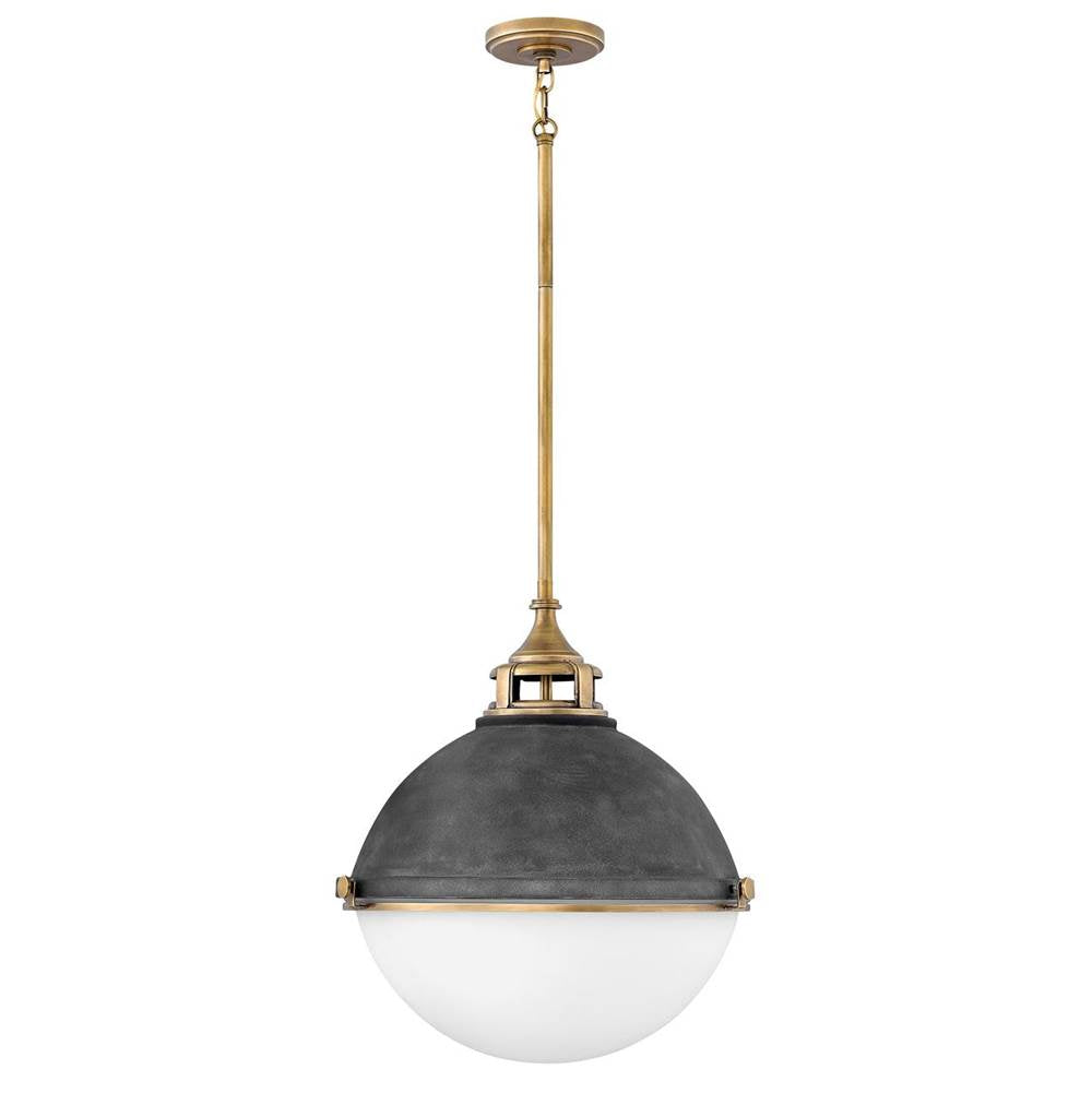 Hinkley Lighting 4835DZ Aged Zinc Medium Orb Image 1
