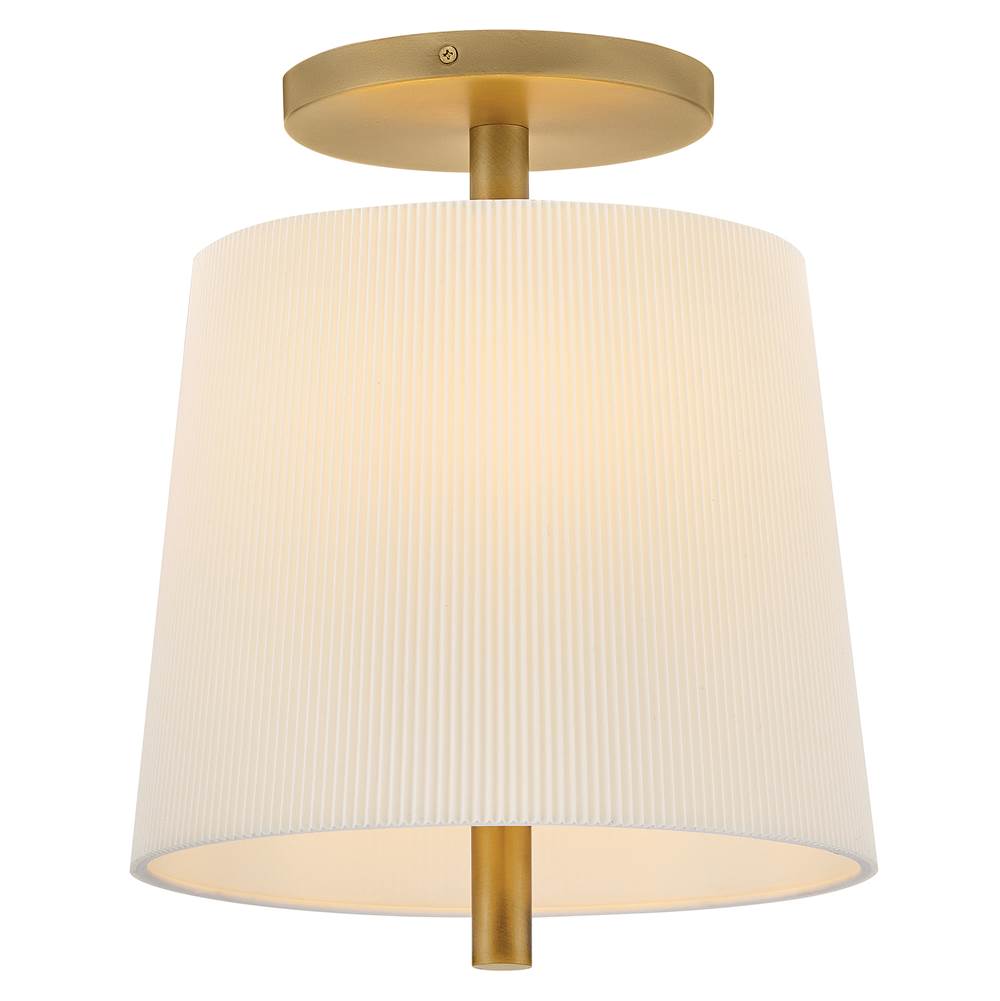 Hinkley Lighting 48533HB Heritage Brass Small Semi-flush Mount Image 1