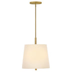 Hinkley Lighting 48537HB Heritage Brass Large Tapered Pendant Image 2