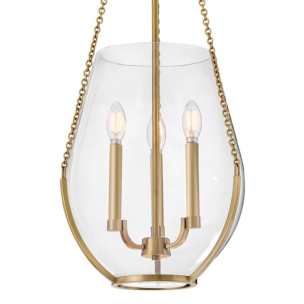 Hinkley Lighting 48557LCB Lacquered Brass Medium Pendant Image 4