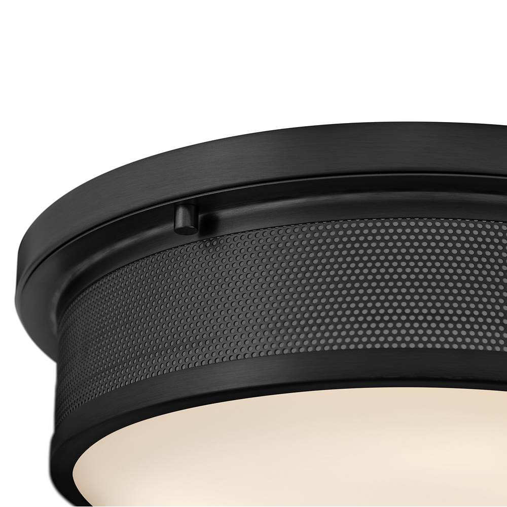 Hinkley Lighting 48561BK Black Medium Flush Mount Image 4