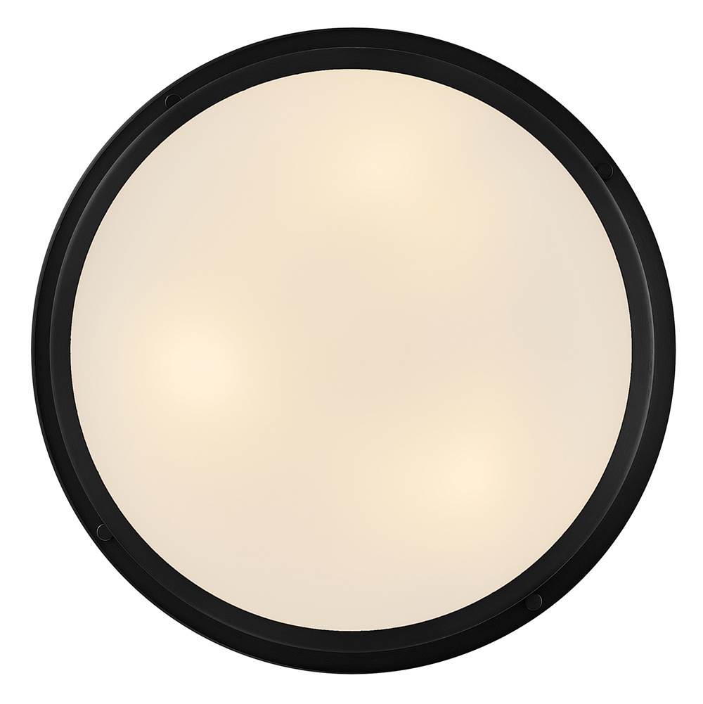Hinkley Lighting 48561BK Black Medium Flush Mount Image 3
