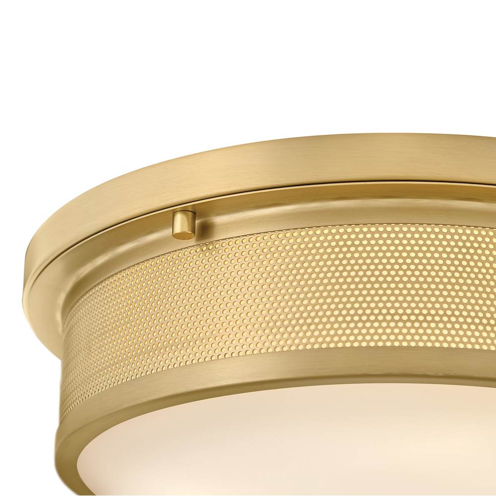 Hinkley Lighting 48561LCB Lacquered Brass Medium Flush Mount Image 4