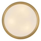 Hinkley Lighting 48561LCB Lacquered Brass Medium Flush Mount Image 3