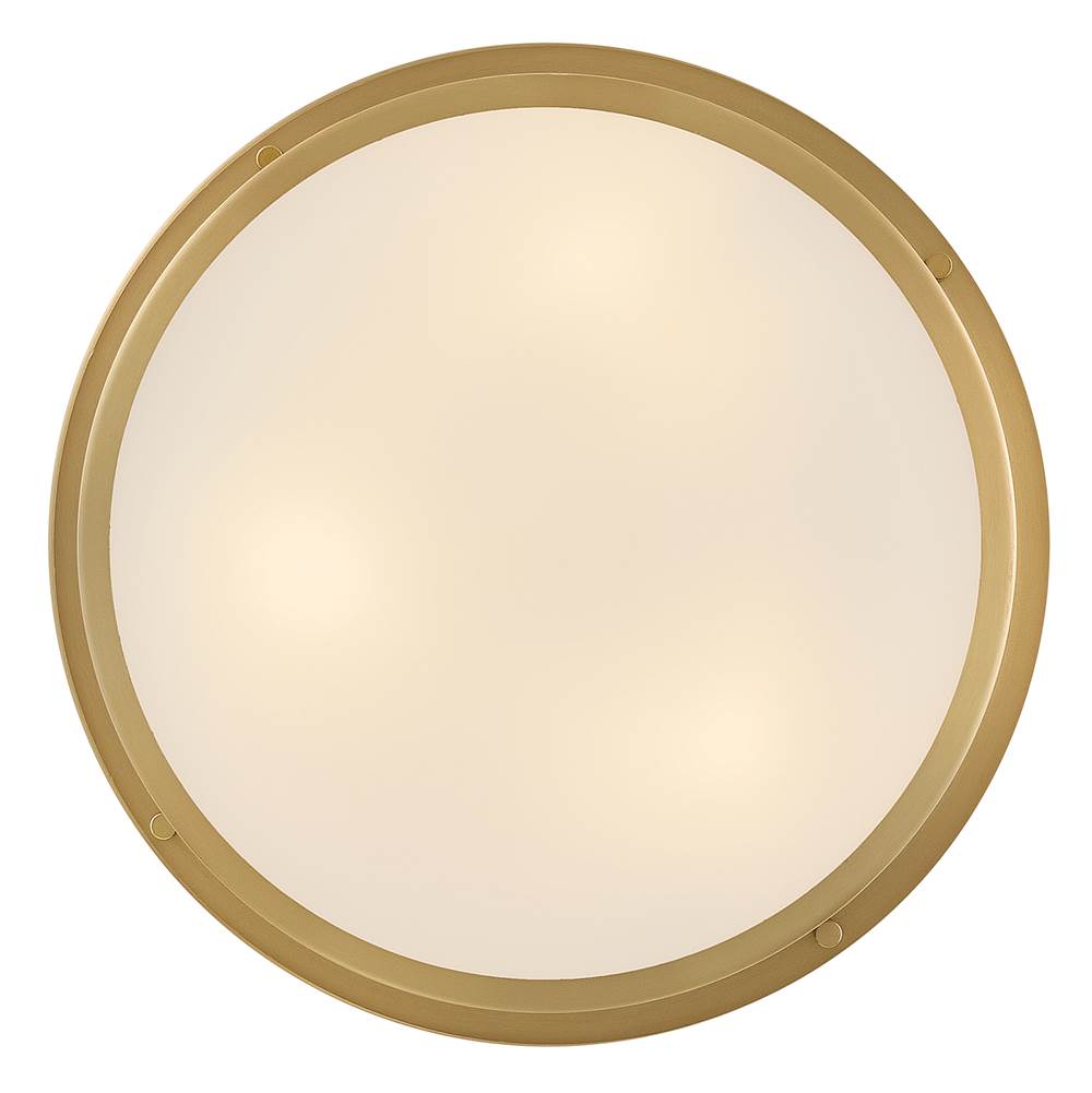 Hinkley Lighting 48561LCB Lacquered Brass Medium Flush Mount Image 3