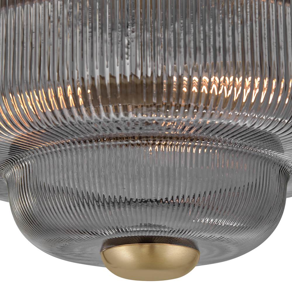Hinkley Lighting 48571LCB-SM Lacquered Brass Small Semi-flush Mount Image 4