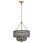 Hinkley Lighting 48573LCB-SM Lacquered Brass Large Pendant Image 1