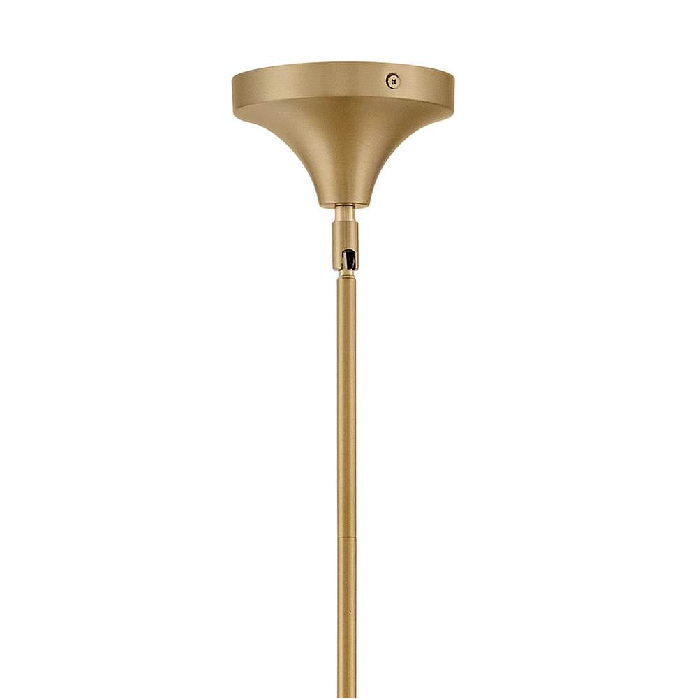 Hinkley Lighting 48573LCB-SM Lacquered Brass Large Pendant Image 4