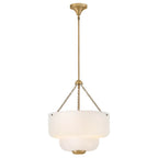 Hinkley Lighting 48573LCB Lacquered Brass Large Pendant Image 1