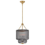 Hinkley Lighting 48577LCB-SM Lacquered Brass Medium Pendant Image 1