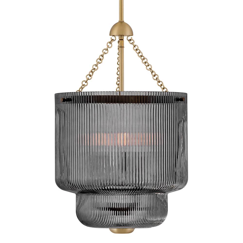 Hinkley Lighting 48577LCB-SM Lacquered Brass Medium Pendant Image 5