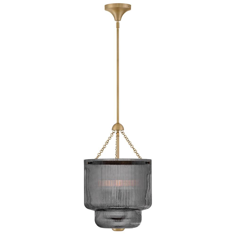 Hinkley Lighting 48577LCB-SM Lacquered Brass Medium Pendant Image 2