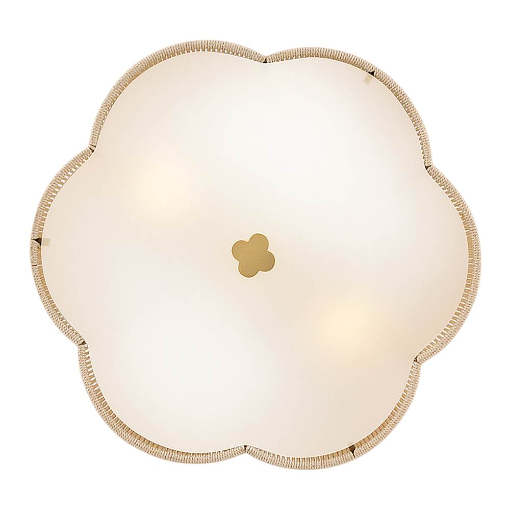 Hinkley Lighting 48581LCB Lacquered Brass Small Semi-flush Mount Image 3