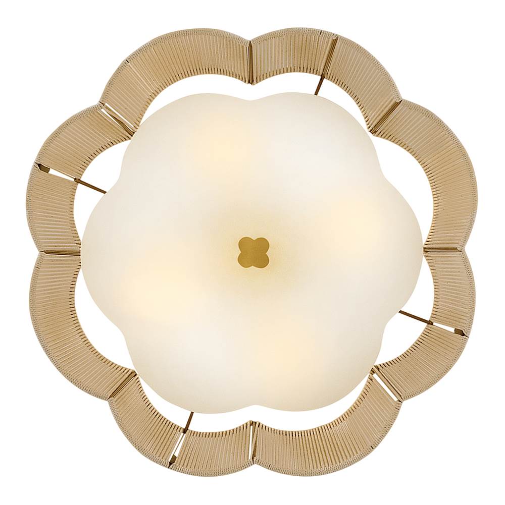 Hinkley Lighting 48583LCB Lacquered Brass Medium Semi-flush Mount Image 3