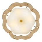 Hinkley Lighting 48583LCB Lacquered Brass Medium Semi-flush Mount Image 3