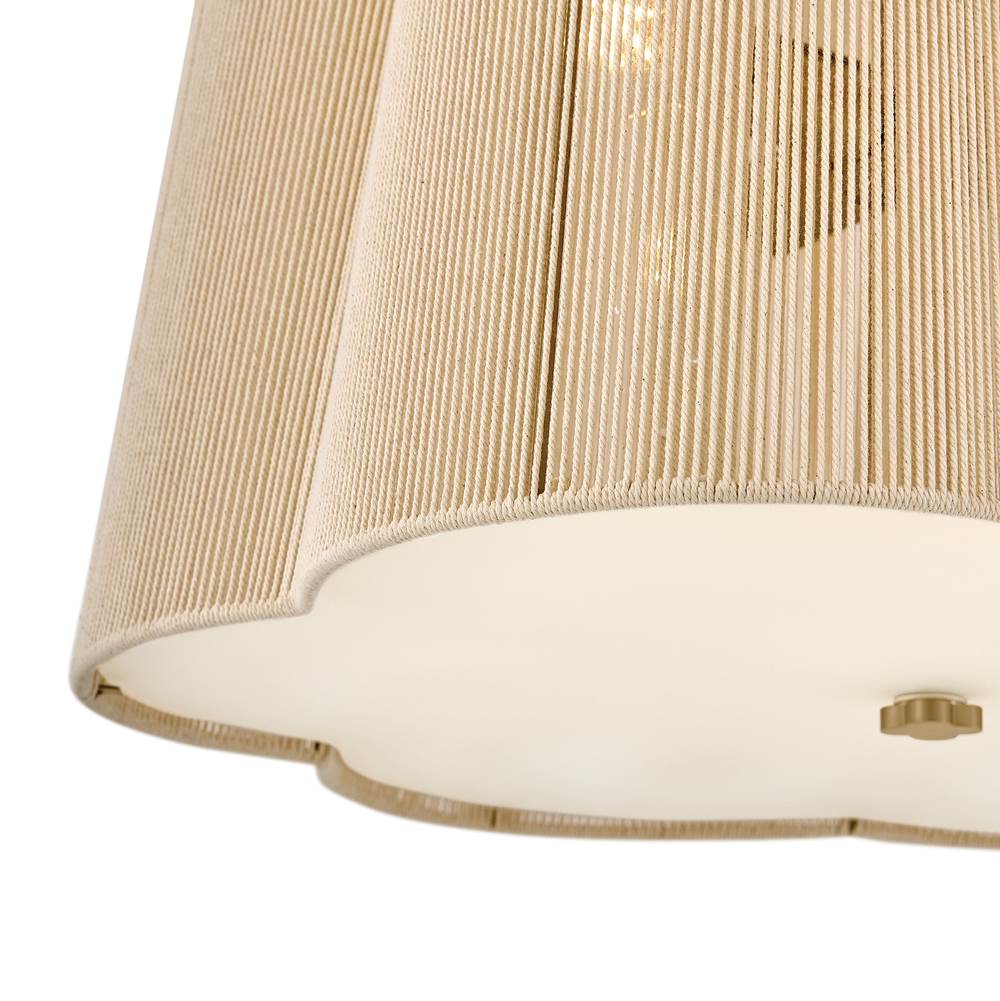 Hinkley Lighting 48586LCB Lacquered Brass Medium Chandelier Image 4