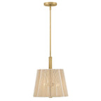 Hinkley Lighting 48587LCB Lacquered Brass Medium Pendant Image 2