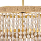 Hinkley Lighting 48604LCB Lacquered Brass Medium Convertible Drum Chandelier Image 7