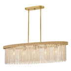 Hinkley Lighting 48605LCB Lacquered Brass Five Light Medium Linear Image 1
