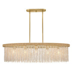 Hinkley Lighting 48605LCB Lacquered Brass Five Light Medium Linear Image 2