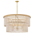 Hinkley Lighting 48606LCB Lacquered Brass Large Drum Chandelier Image 1