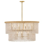 Hinkley Lighting 48606LCB Lacquered Brass Large Drum Chandelier Image 2