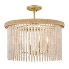 Hinkley Lighting 48607LCB Lacquered Brass Large Convertible Semi-flush Mount Image 8