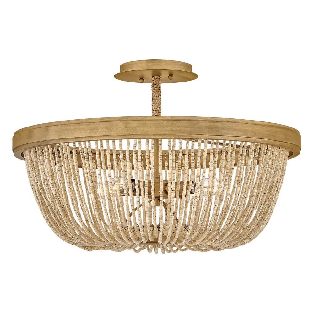 Hinkley Lighting 48613BNG Burnished Gold Medium Semi-flush Mount Image 1