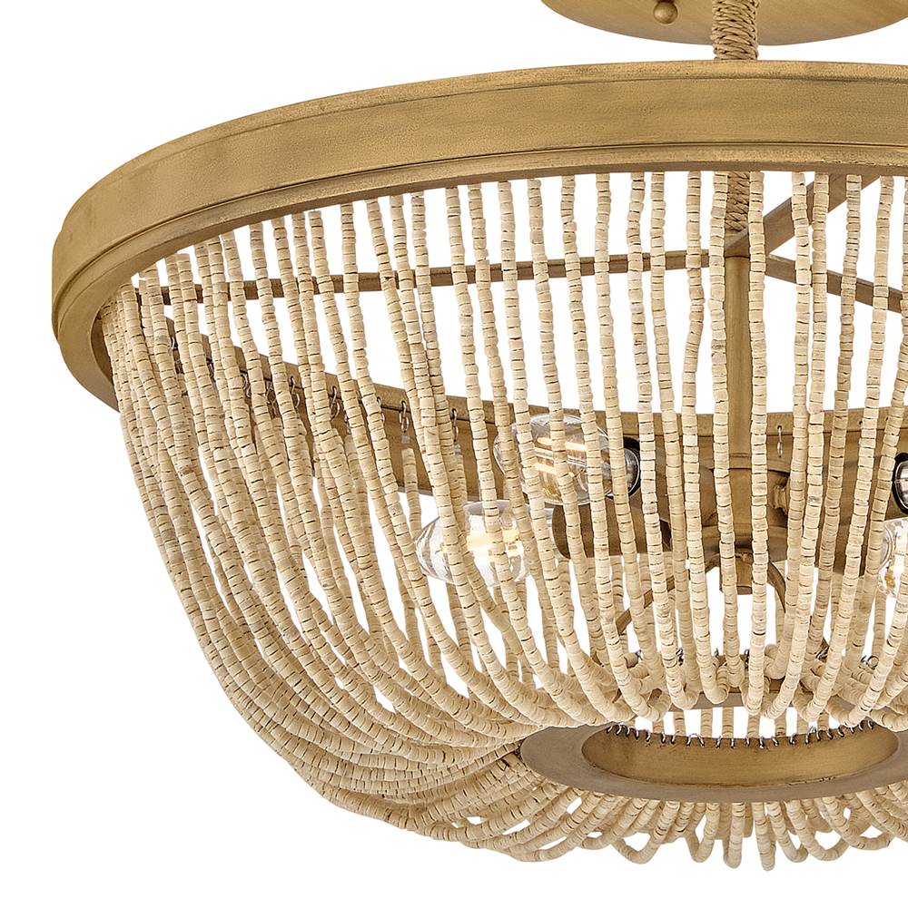 Hinkley Lighting 48613BNG Burnished Gold Medium Semi-flush Mount Image 5