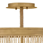 Hinkley Lighting 48613BNG Burnished Gold Medium Semi-flush Mount Image 4