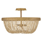 Hinkley Lighting 48613BNG Burnished Gold Medium Semi-flush Mount Image 2
