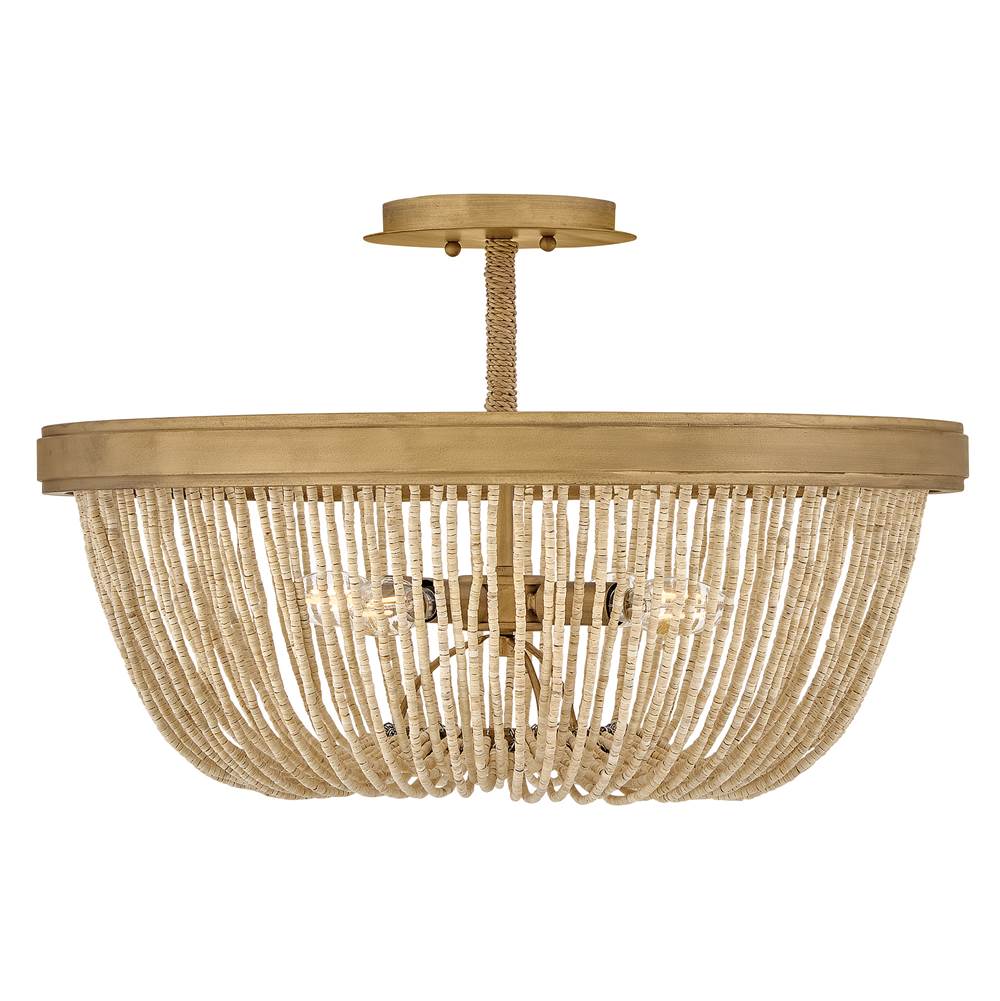 Hinkley Lighting 48613BNG Burnished Gold Medium Semi-flush Mount Image 2