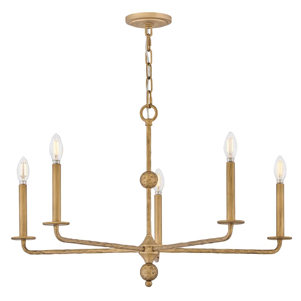 Hinkley Lighting 48624BNG Burnished Gold Medium Chandelier Image 1