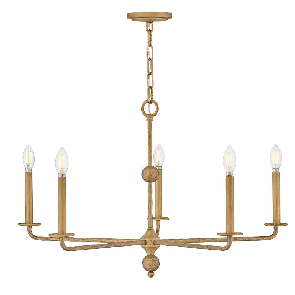 Hinkley Lighting 48624BNG Burnished Gold Medium Chandelier Image 2
