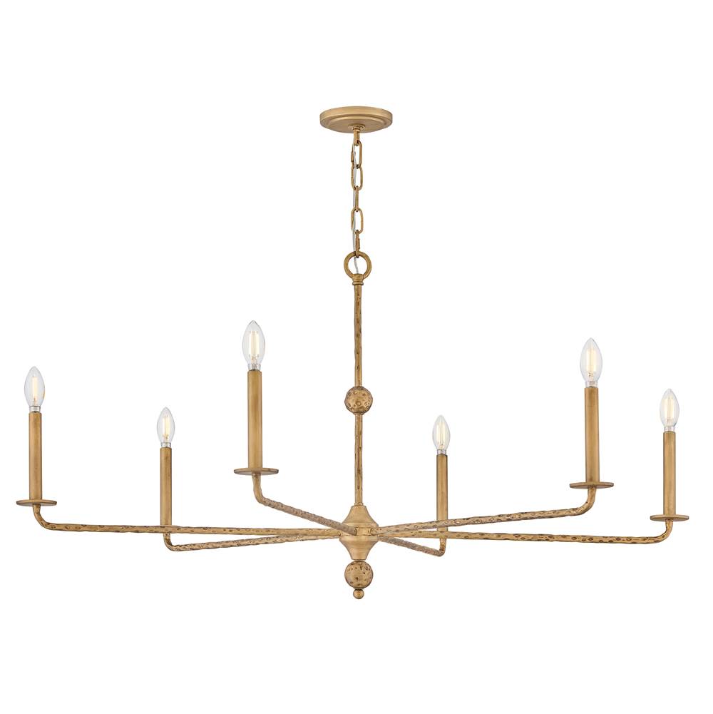 Hinkley Lighting 48628BNG Burnished Gold Large Chandelier Image 1