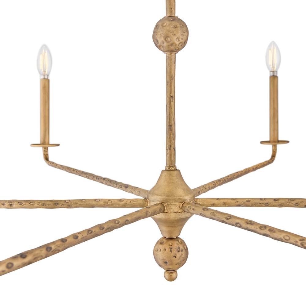 Hinkley Lighting 48628BNG Burnished Gold Large Chandelier Image 4