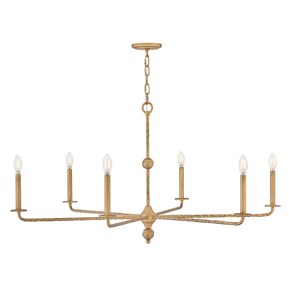 Hinkley Lighting 48628BNG Burnished Gold Large Chandelier Image 2