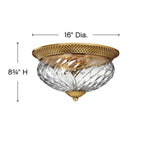 Hinkley Lighting Plantation Medium Flush Mount