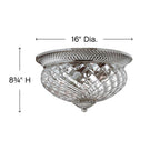 Hinkley Lighting Plantation Medium Flush Mount