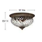 Hinkley Lighting Plantation Medium Flush Mount