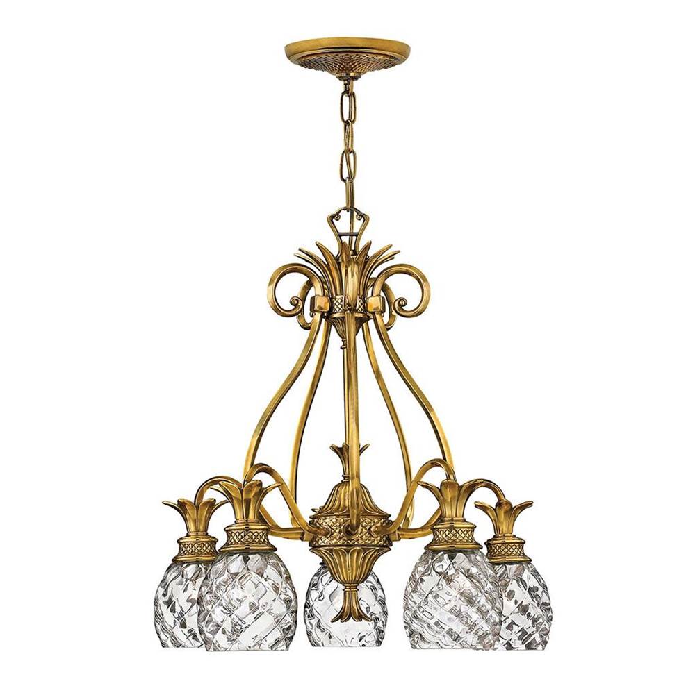 Hinkley Lighting 4885BB Burnished Brass Medium Single Tier Image 1