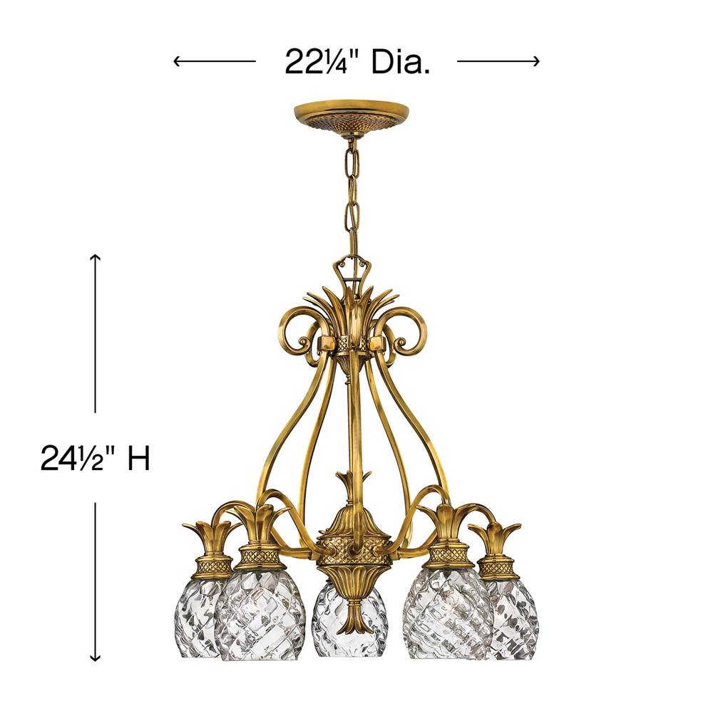 Hinkley Lighting Plantation Medium Single Tier