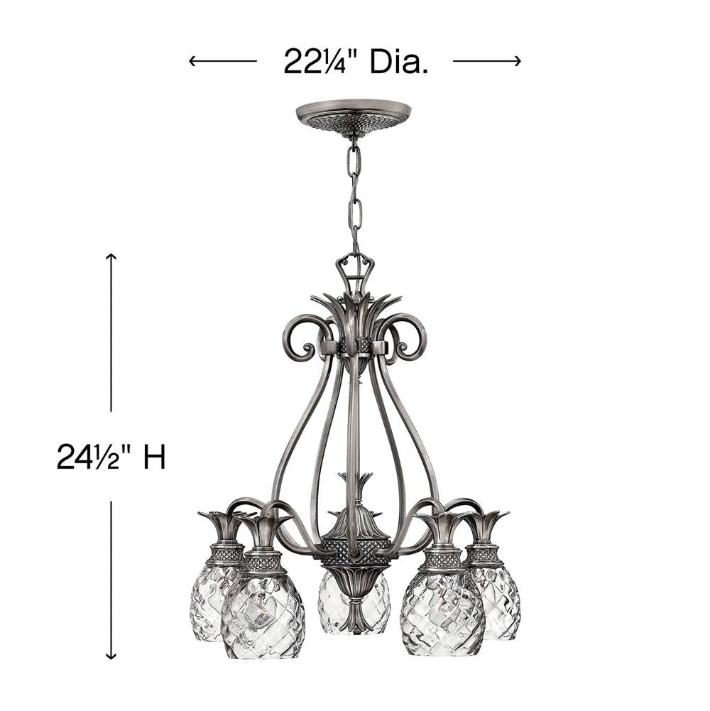 Hinkley Lighting Plantation Medium Single Tier