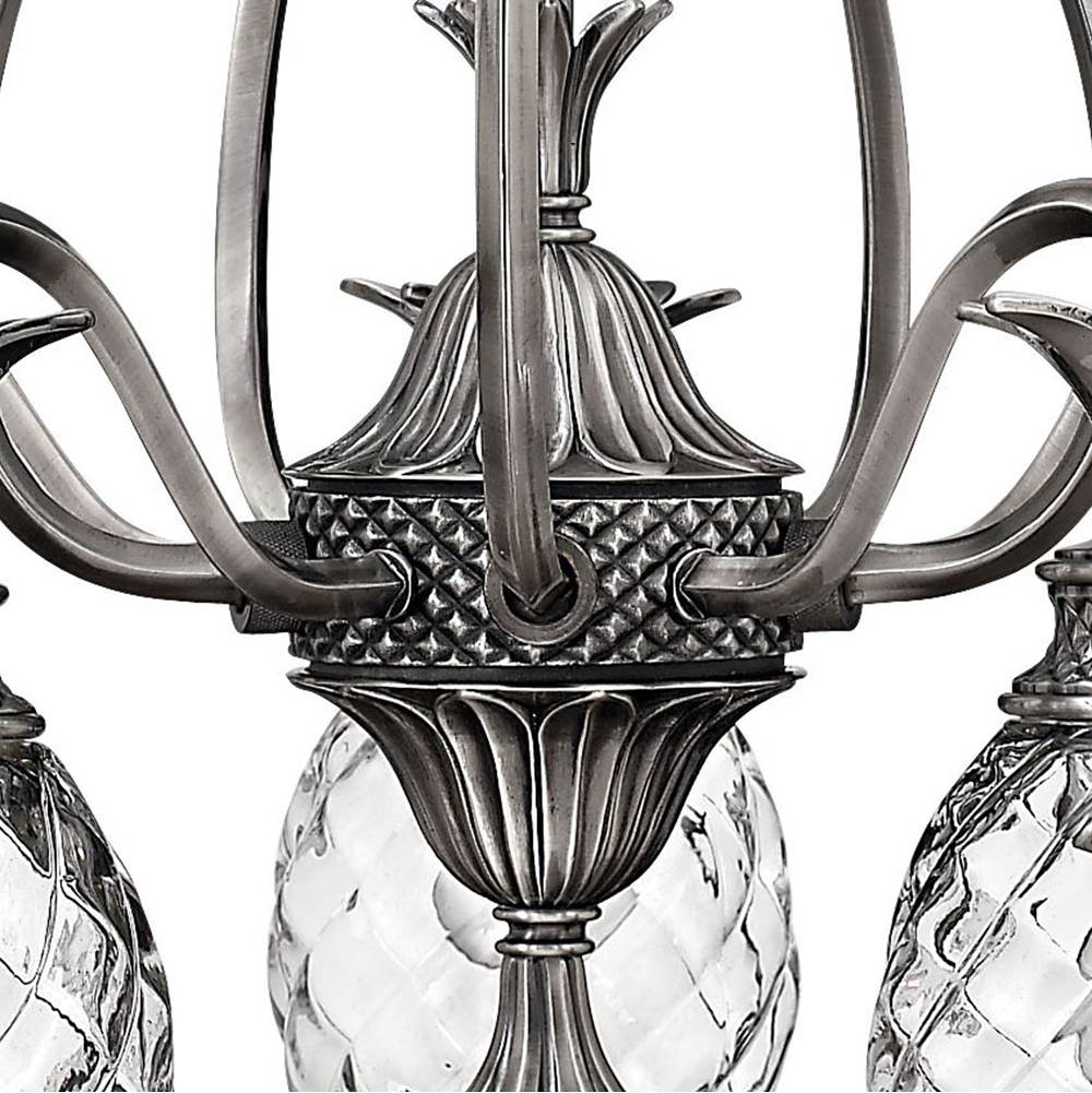 Hinkley Lighting 4885PL Polished Antique Nickel Medium Single Tier Image 3
