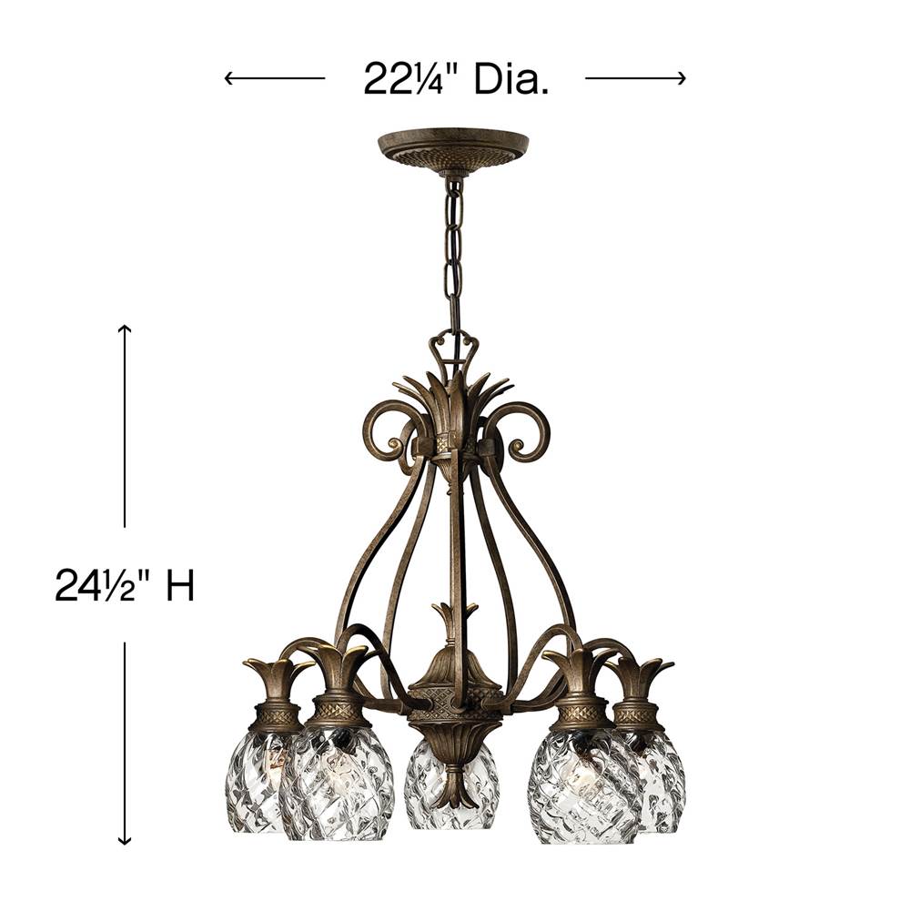 Hinkley Lighting Plantation Medium Single Tier