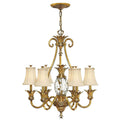 Hinkley Lighting 4886BB Burnished Brass Large Single Tier Image 1