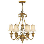 Hinkley Lighting 4886BB Burnished Brass Large Single Tier Image 1