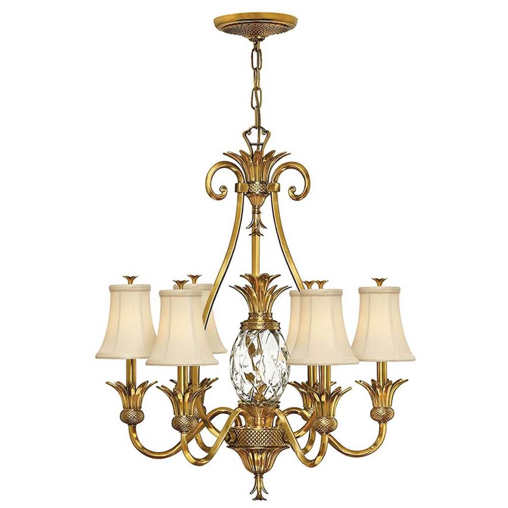 Hinkley Lighting 4886BB Burnished Brass Large Single Tier Image 1