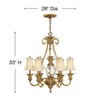 Hinkley Lighting Plantation Large Single Tier
