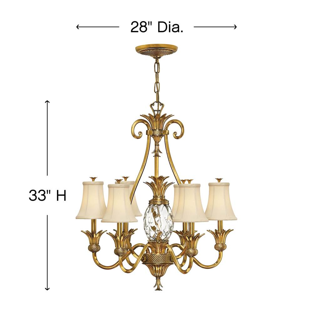 Hinkley Lighting Plantation Large Single Tier